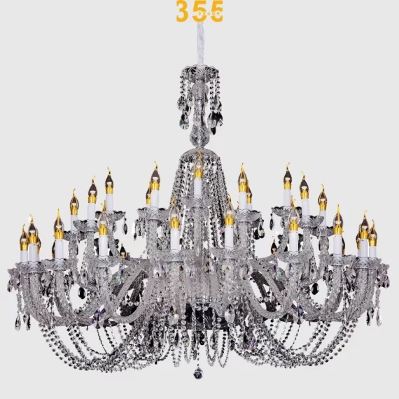 Đèn chùm phòng khách DC231T35 - kiểu dáng tân cổ điển mang đến vẻ đẹp lộng lẫy 355decor