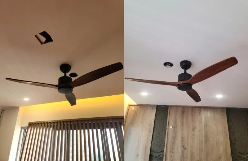 Quạt trần QT5209 phù hợp cho phòng khách, căn hộ