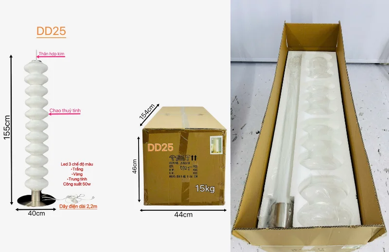 Thông số chi tiết Đèn Đứng DD25