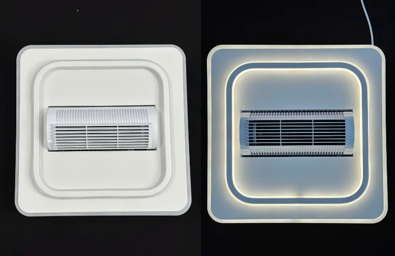 Ảnh thật Đèn Quạt Ốp Trần OTA43V