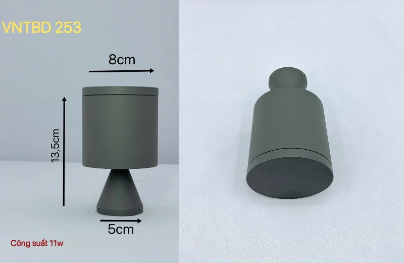 Kích thước Đèn Hắt Tường VNTBD253