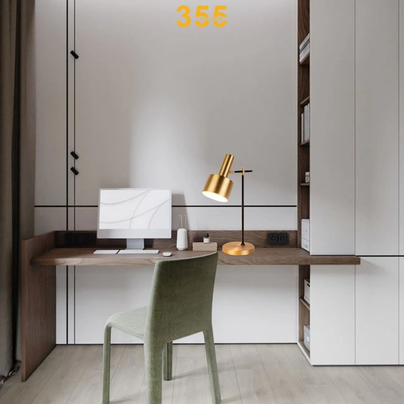 Đèn Để Bàn Giá Rẻ DB39 - Chất Liệu Hợp Kim Xi Vàng 355Decor