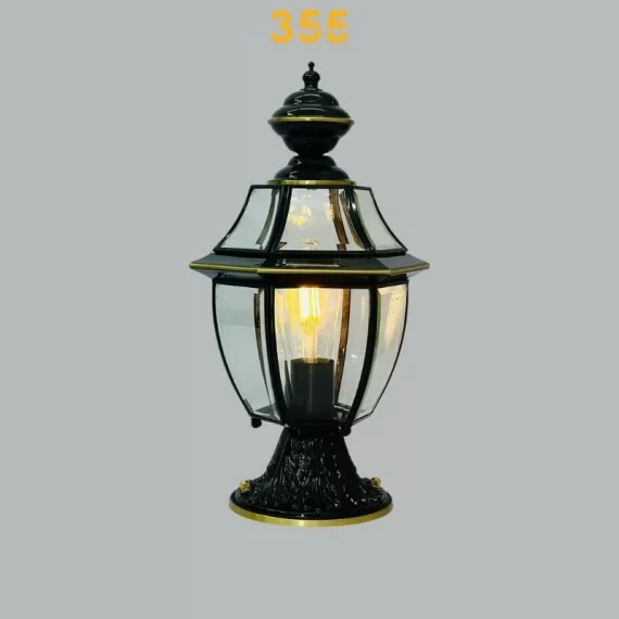 đèn trụ dt24 - thiết kế bán cổ điển trang trí hiện đại không gian ngoài trời