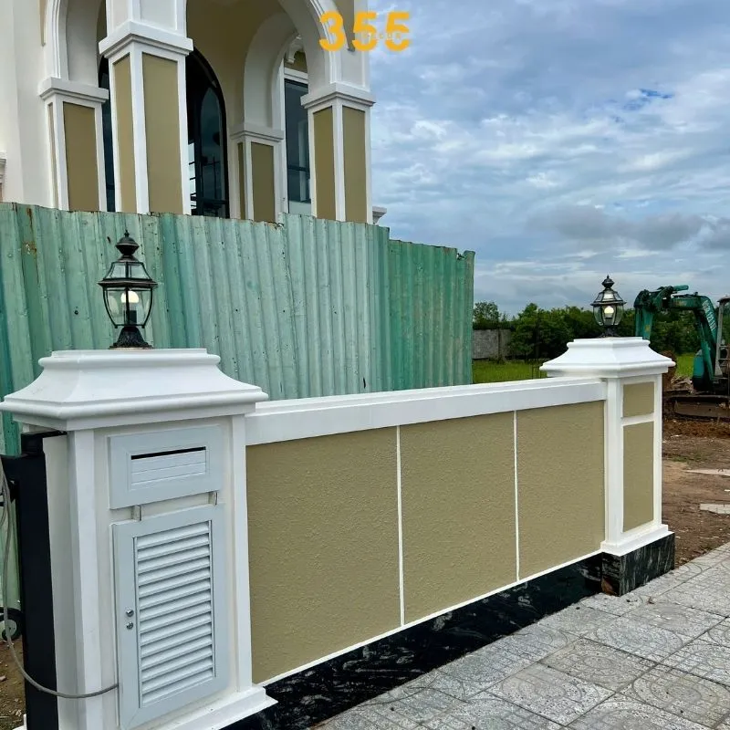 đèn trụ công dt24 - thiết kế trụ sân vườn nhà biệt thự