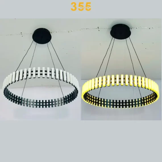 Đèn thả led hiện đại thd95 - thiết kế vòng tròn hiện đại trang trí phòng khách 355decor