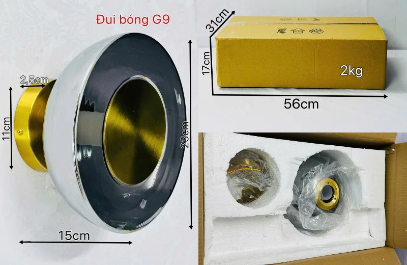 Đèn Tường Thiết Kế VK136 3 Thông số chi tiết Đèn Tường Thiết Kế VK136