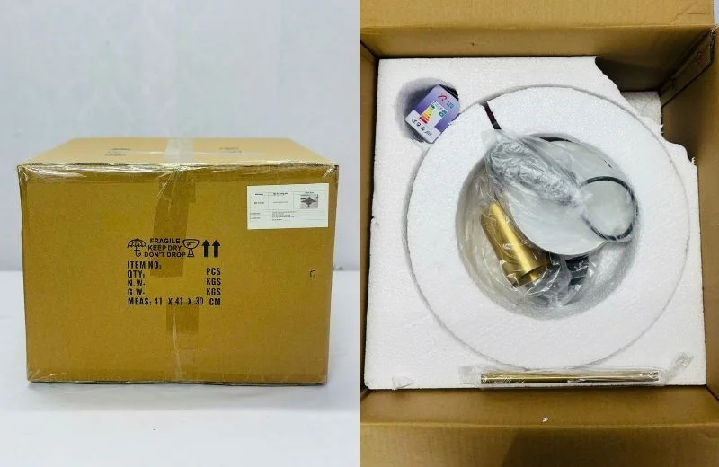 Bao bì đóng gói đèn thả hiện đại THD62