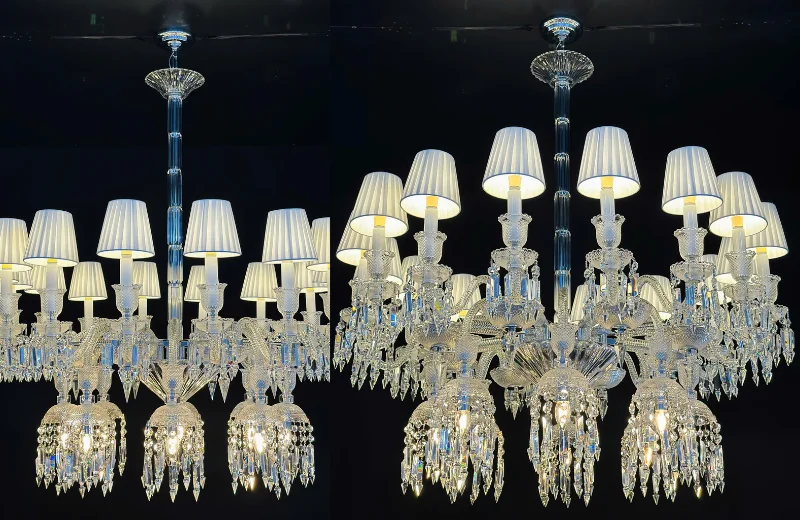 Ảnh thật Đèn Chùm Pha Lê DC8805T24 2