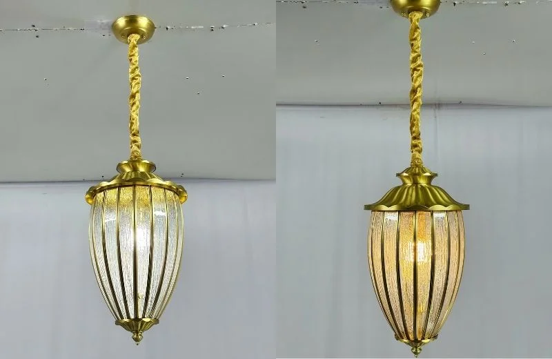 Đèn thả đồng TD41 kiểu dáng cổ điển, sang trọng