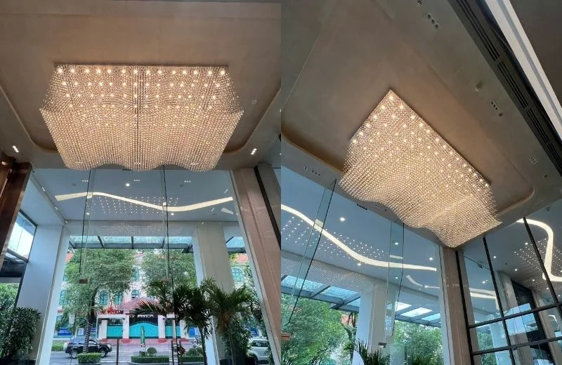 Hình ảnh thực tế của đèn thiết kế DTK1011 1