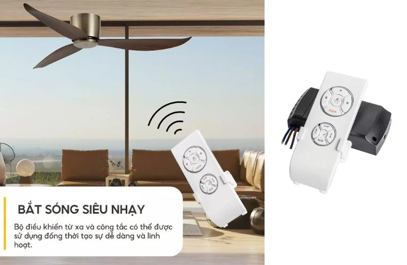 Bộ Điều Khiển Quạt/Đèn Từ Xa 2 Ứng dụng của Bộ Điều Khiển Quạt Từ Xa 7