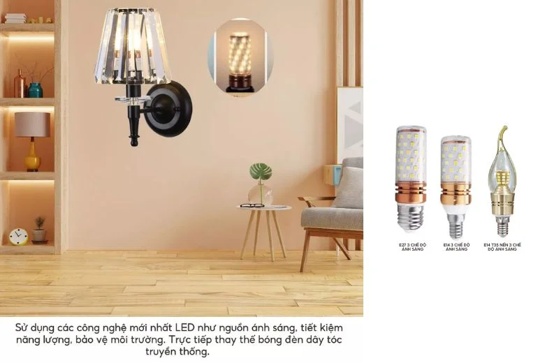 Bóng Đèn LED 3 Chế Độ 12-16W 1 Ứng dụng Bóng Đèn LED 3 Chế Độ 12-16W