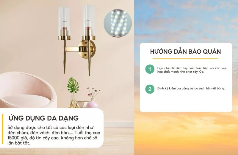 Bóng Đèn LED 3 Chế Độ 12-16W 2 Hướng dẫn bảo quản Bóng Đèn LED 3 Chế Độ 12-16W