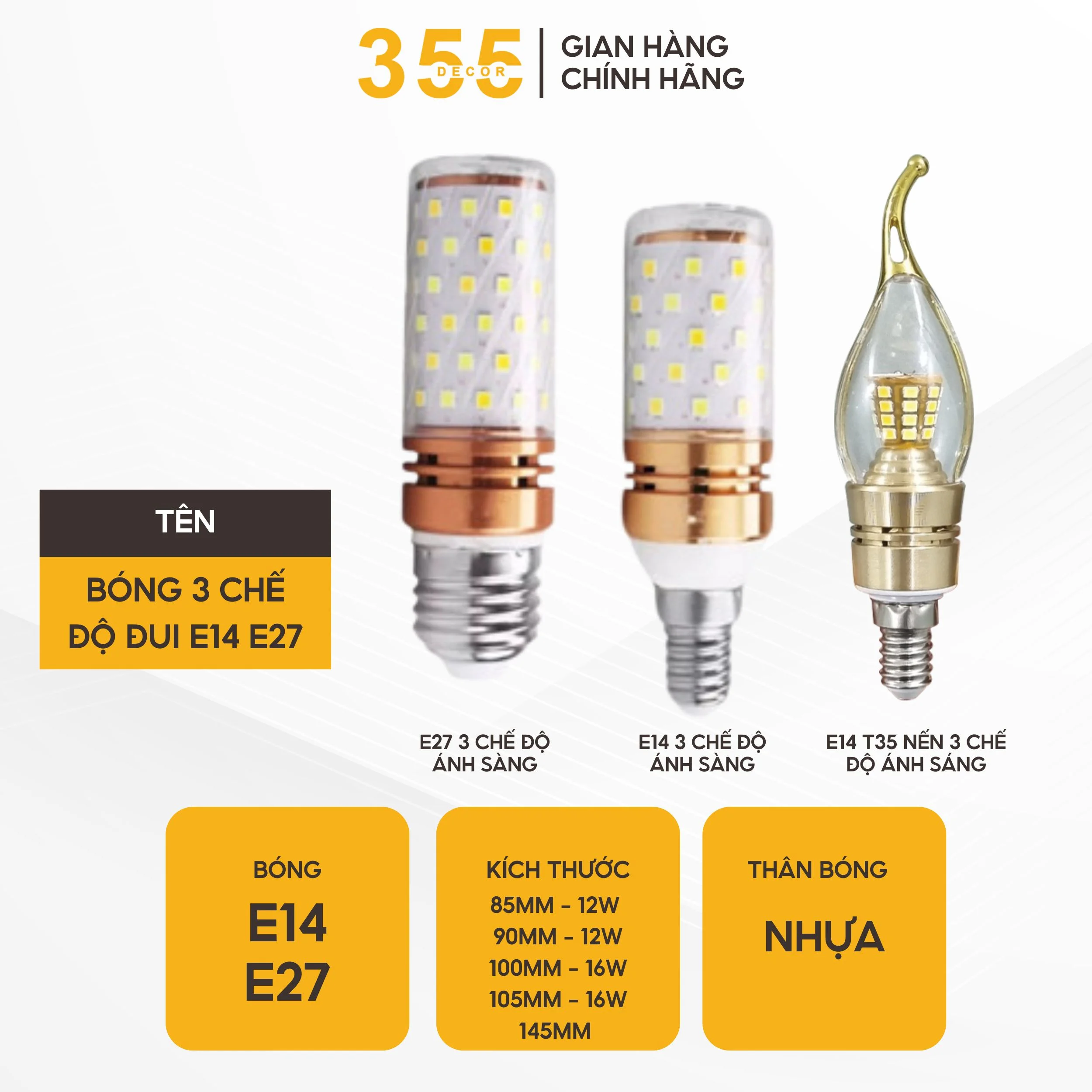 bong-den-led-3-che-do-12-16w-8 Bóng Đèn LED 3 Chế Độ 12-16W 8
