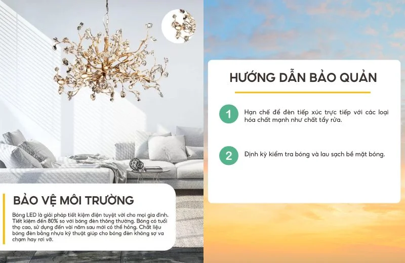 Hướng dẫn bảo quản Bóng Đèn LED G4 G9 Ánh Sáng Vàng 3 Chế Độ 3W-5W