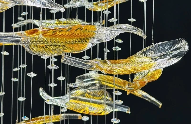 Cận cảnh đèn thả hiện đại THD153 