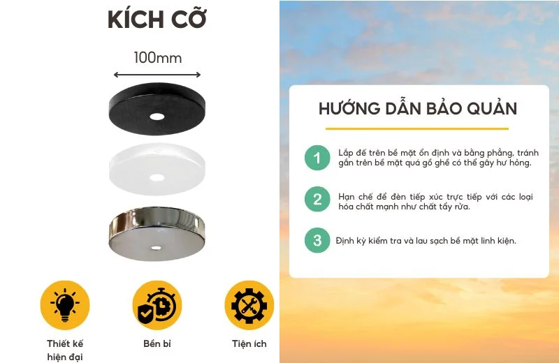 Đế Thả Đơn 1 Kích cỡ Đế Thả Đơn