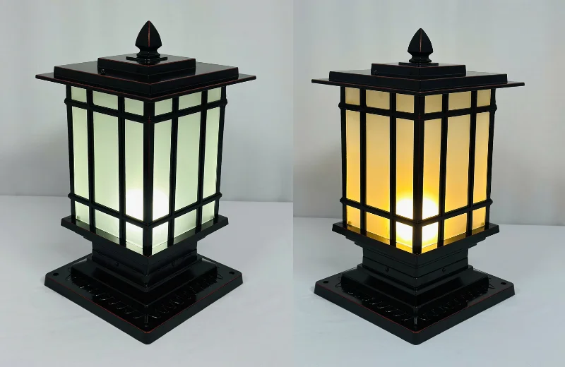 Ảnh thật Đèn Trụ DT26