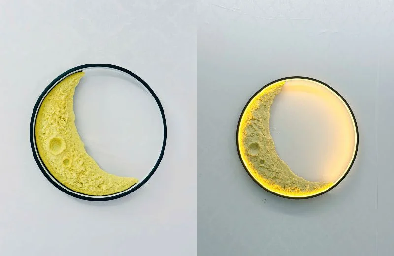 Ảnh lúc bật và tắt Đèn Tường Thiết Kế VK128T600