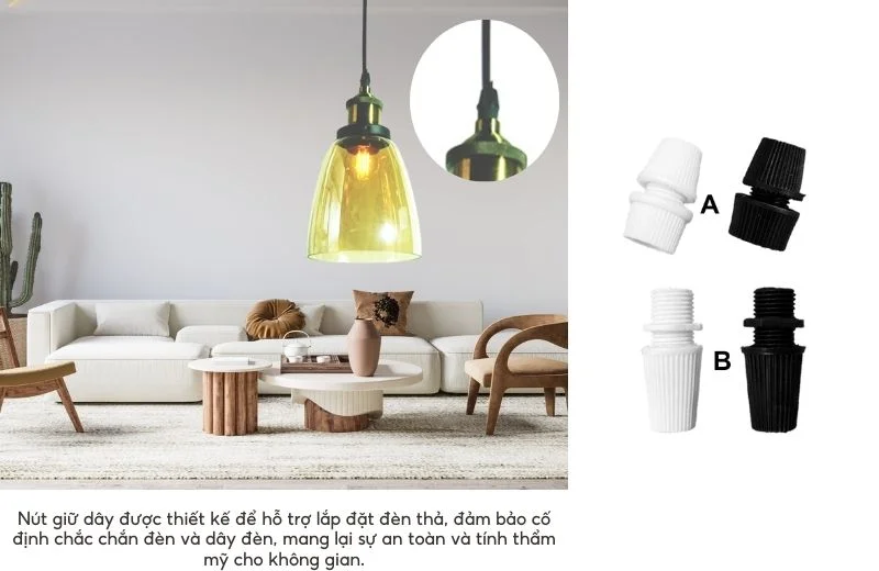 Linh Kiện Nút Giữ Dây 2 Linh Kiện Nút Giữ Dây