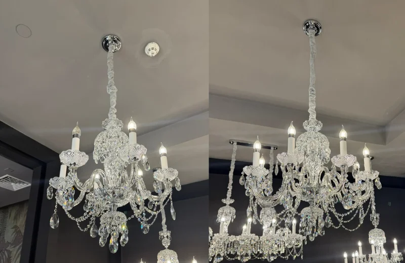 Đèn Chùm Pha Lê DC8898 2 Ảnh thật Đèn Chùm Pha Lê DC9903T6