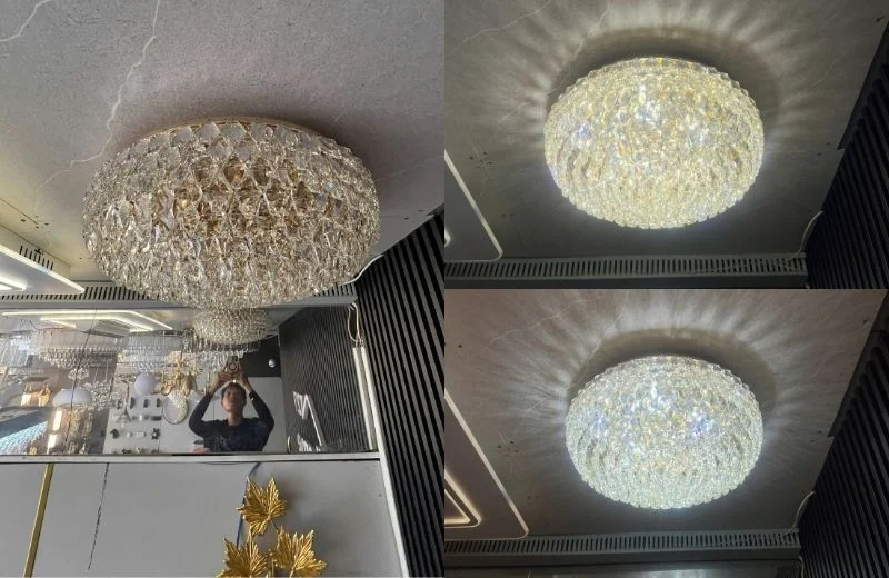 Đèn Ốp Trần Pha Lê OTPL578 1 Đèn ốp trần pha lê OTPL578 thiết kế sang trọng, bắt mắt