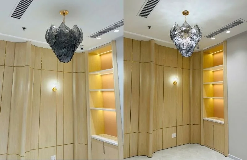 Đèn thả pha lê TPL1601 mang vẻ đẹp sang trọng, độc đáo cho không gian