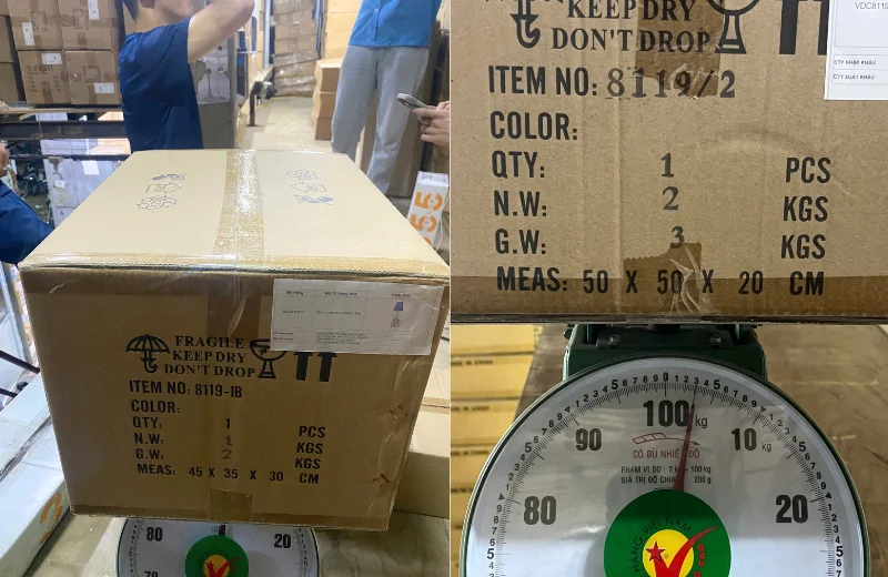 Đèn Tường Pha Lê VDC8119 3 Kích thước Đèn Tường Pha Lê VDC8119