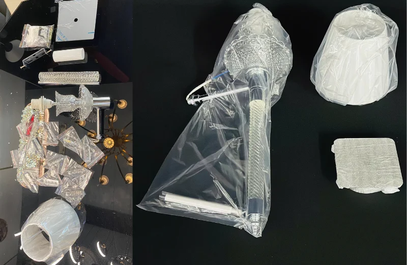 Đèn Tường Pha Lê VDC9802 4 Chi tiết Đèn Tường Pha Lê VDC9802