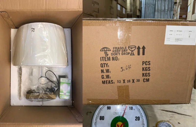 Kích thước Đèn Bàn DB45