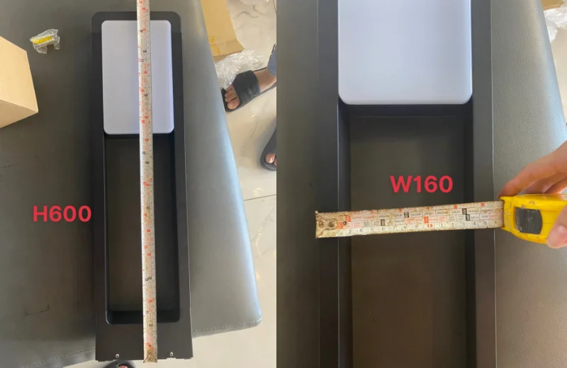 Kích thước Đèn Trụ DT09 