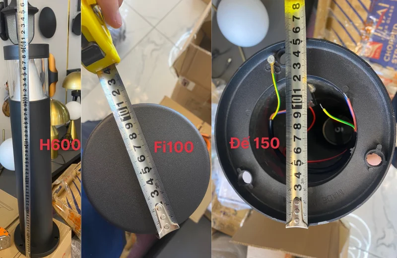 Kích thước Đèn Trụ DT22