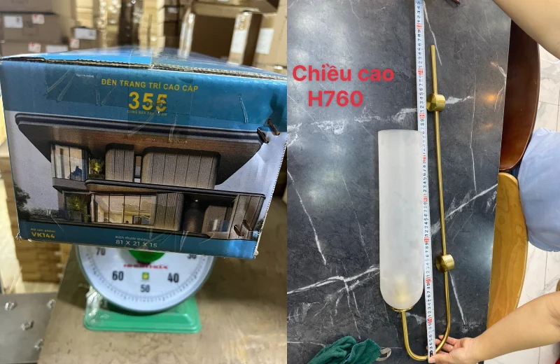 Đèn Tường Thiết Kế VK144 3 Kích thước Đèn Tường Thiết Kế VK144