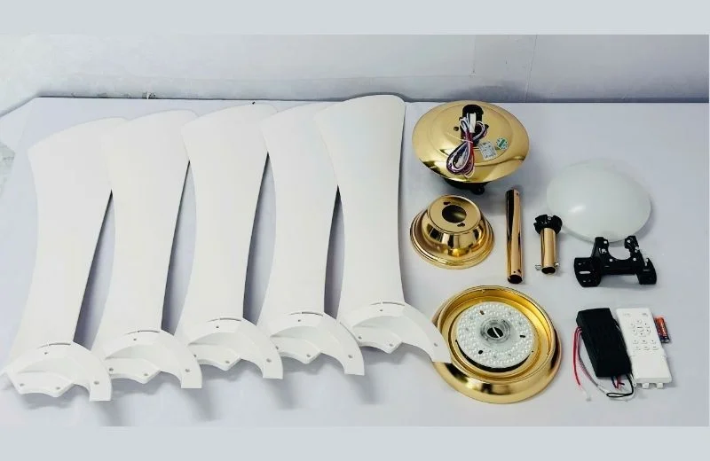 Trọn bộ quạt trần đèn QT75 